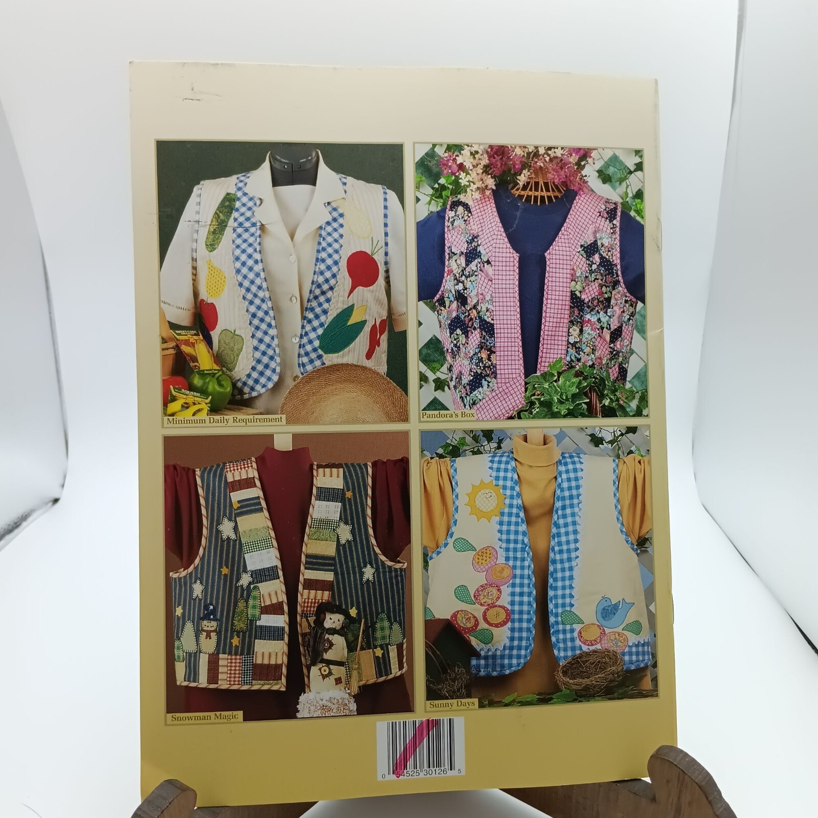 One-Day Vests Pattern Book By Beth Wheeler Quilt Designs