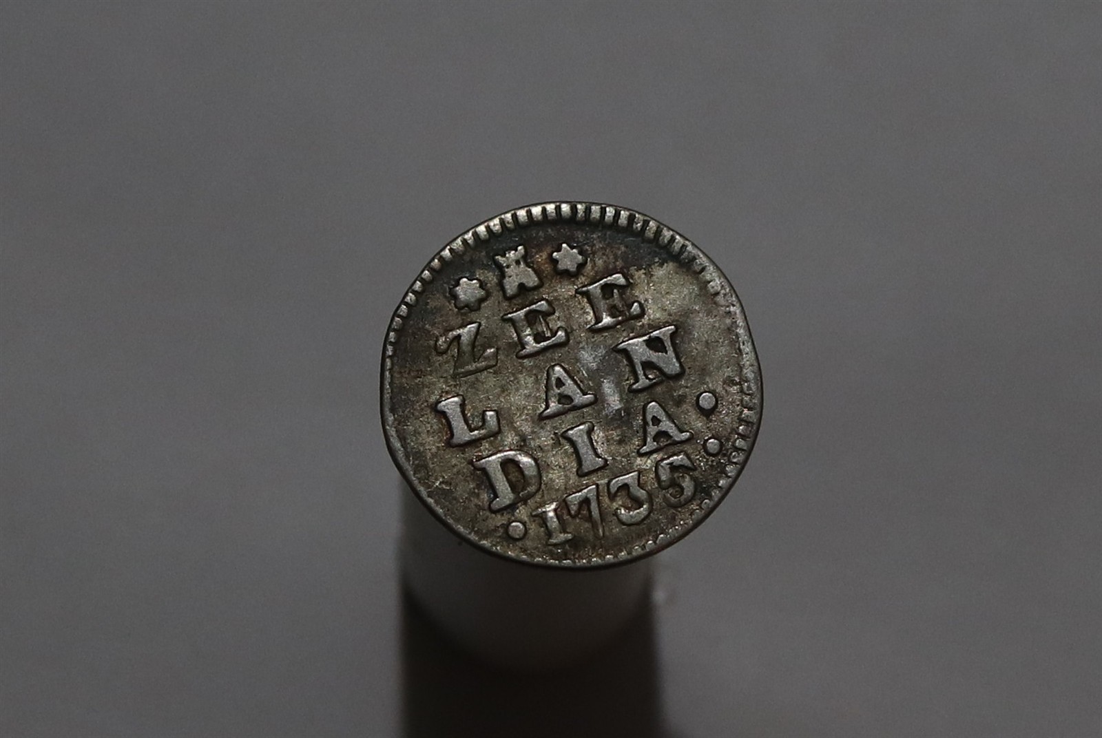 🧭 🇳🇱 NETHERLANDS Zeeland 2 STUIVERS 1735 SILVER B84 #6645