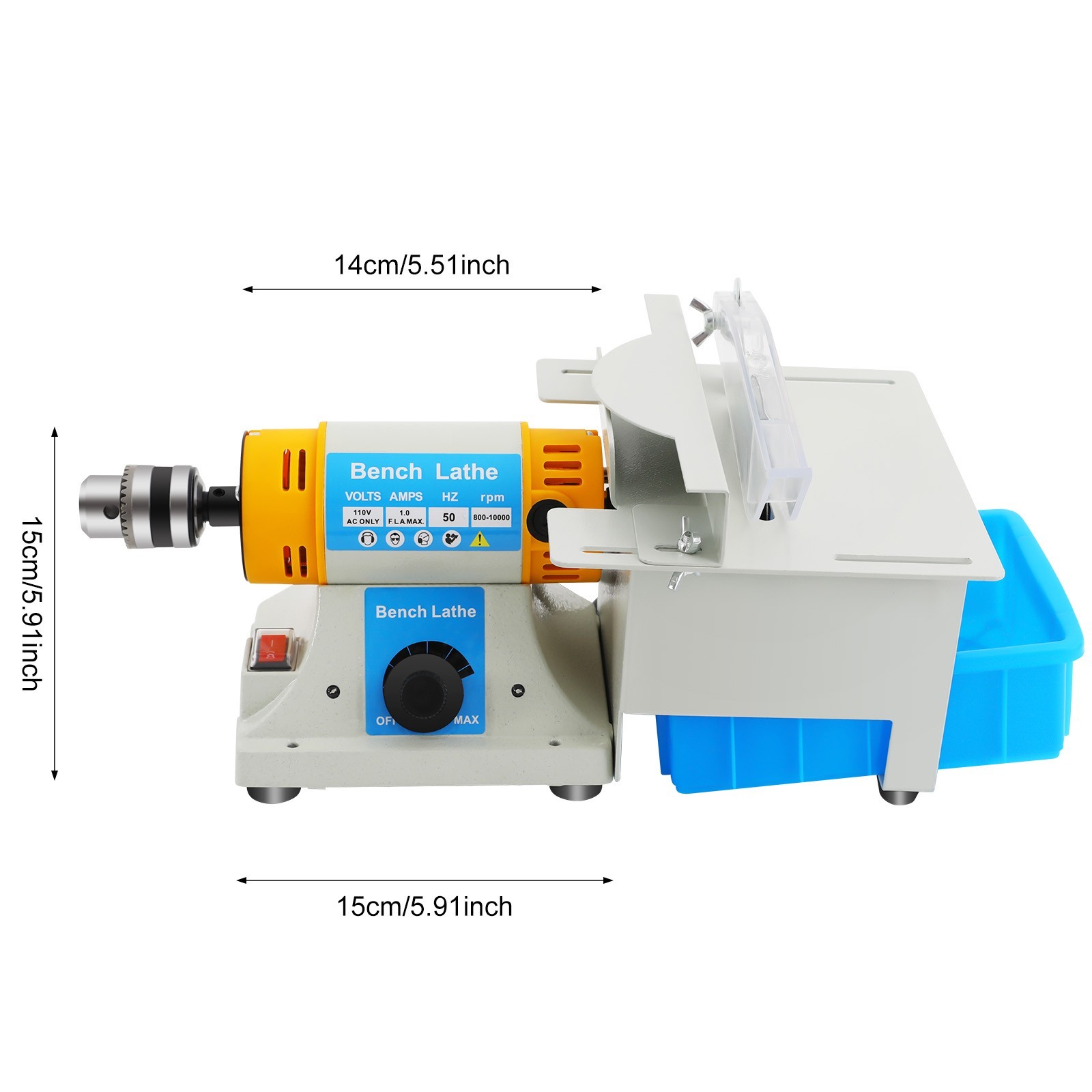 Mini Table Saw, 110V Multifunctional Electric Grinding Machine With Table Saw