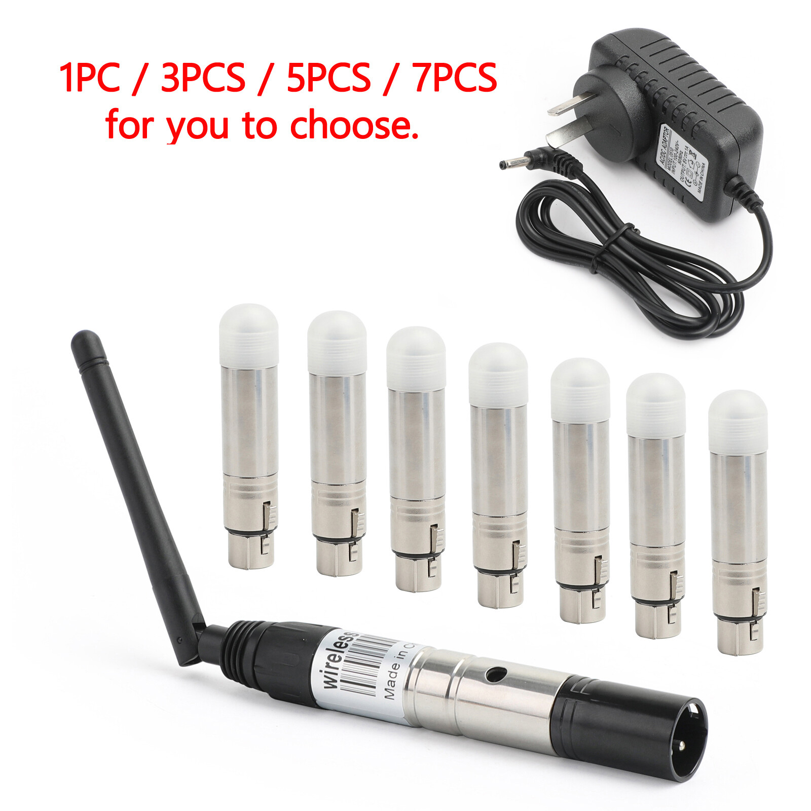 DMX512 Wireless Transmitter Receiver DMX Controller 2.4G Stage Lighting AU Plug
