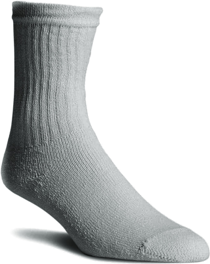 3-12 Pairs For Mens Gray Sports Athletic Work Crew Socks Cotton Size 9-11 10-13