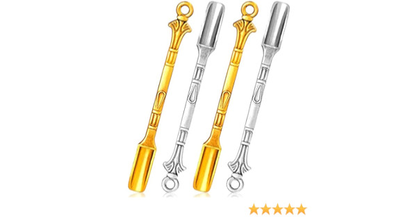 4 Piece Mini Metal Spoon Powder Scoop Mini Shovel Gold Or Silver Color