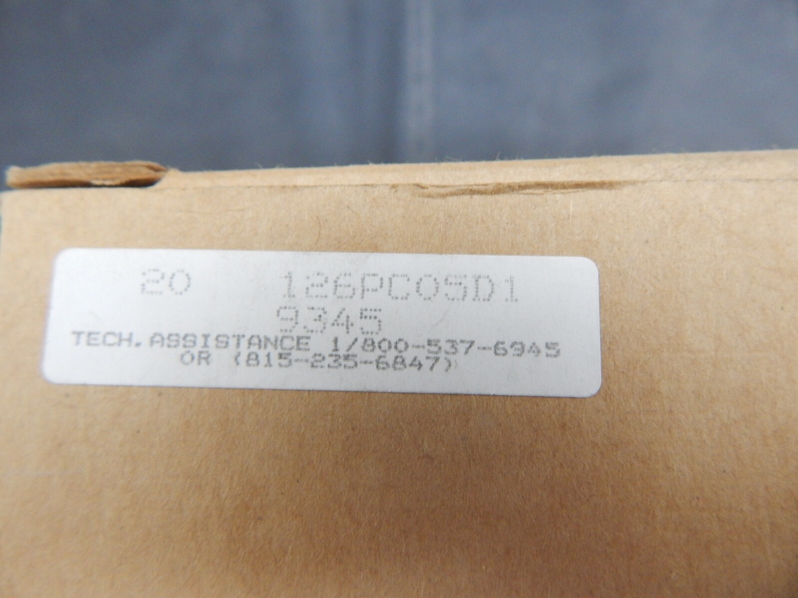 HONEYWELL MICROSWITCH 126PC05D1 PRESSURE SENSOR SWITCH - USA FAST SHIPPING
