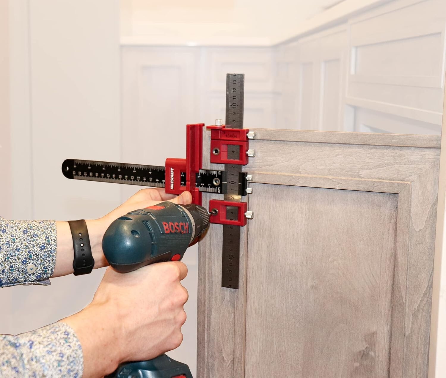 1340 Hardware Jig � Adjustable Drill Guide To Quickly Install Cabinet/drawer Han