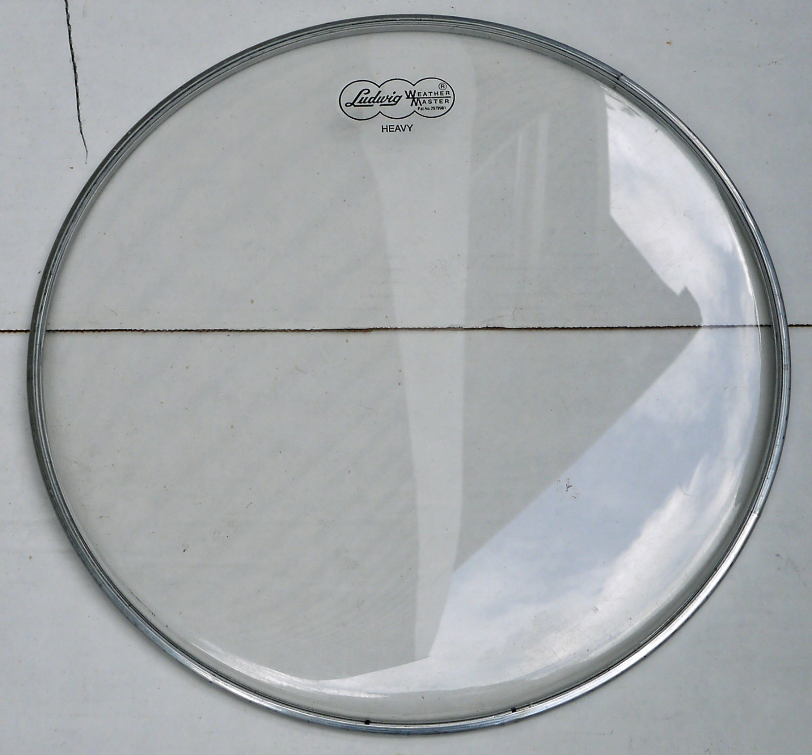 Ludwig 13" Weather Master Heavy Clear Drum Head Vintage '70s fine scratches