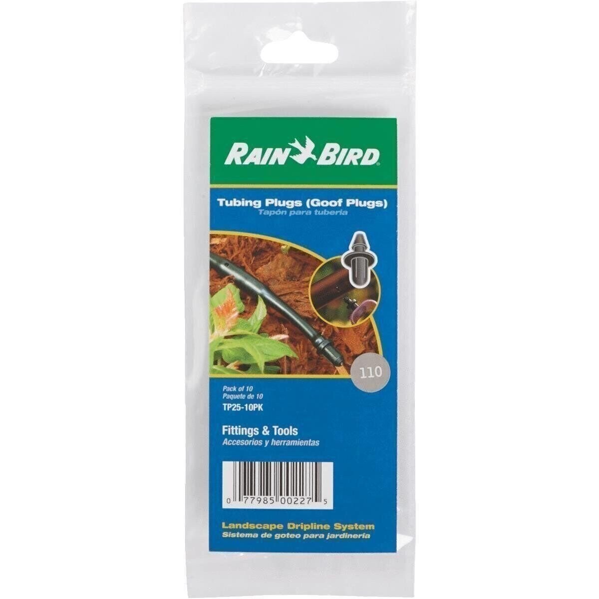 Rain Bird 10-Pk 1/4" Closure Plugs