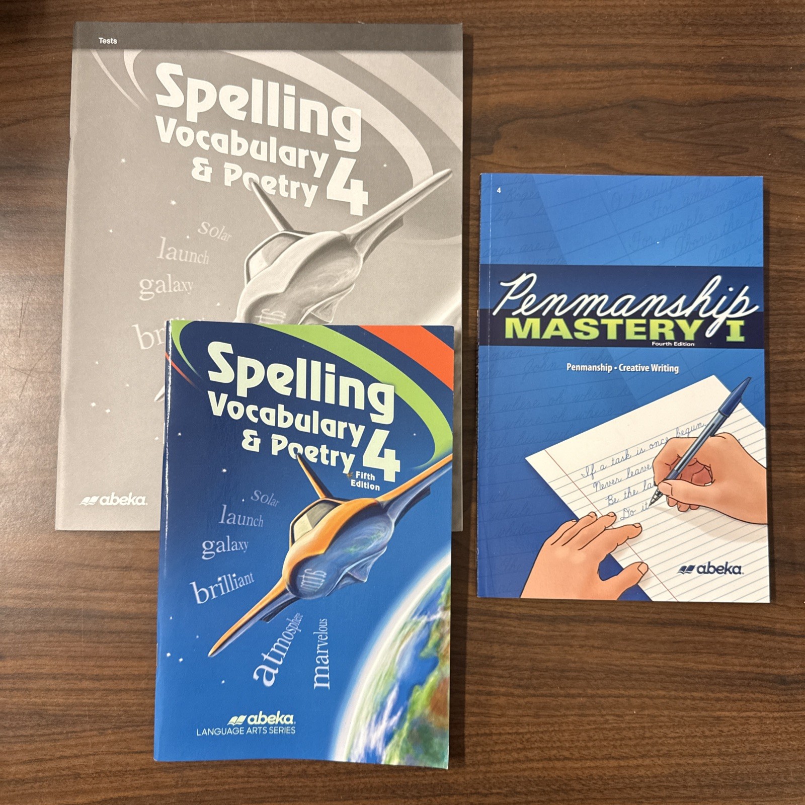Abeka Spelling Vocabulary & Poetry 4 (Fifth Edition) Student Text & Tests Penman