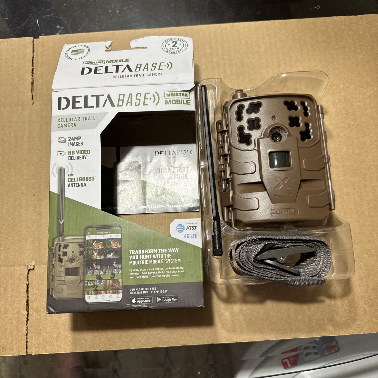 Moultrie MCG-14062 Trail Camera - Brown-Open Box