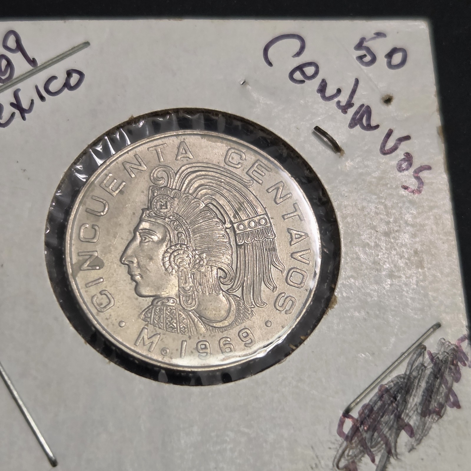 1969 Mexico .50 Centavos BU