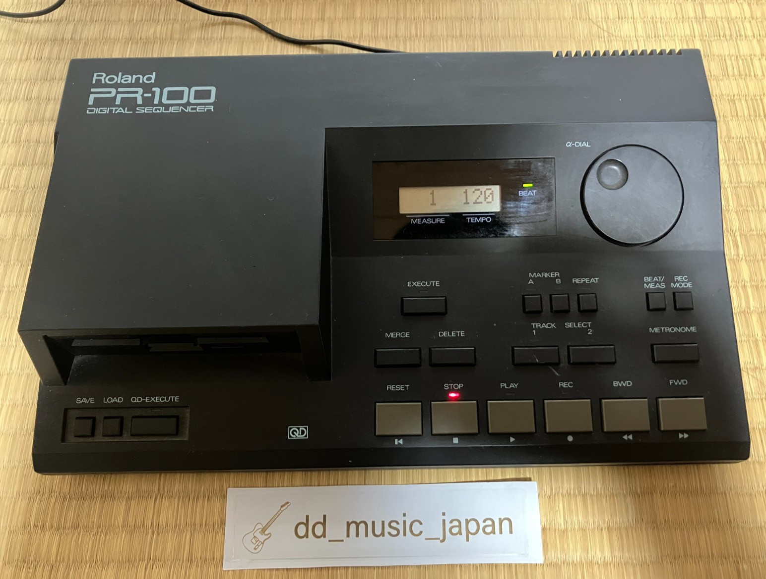 ROLAND PR-100 DIGITAL MIDI SEQUENCER Used From Japan