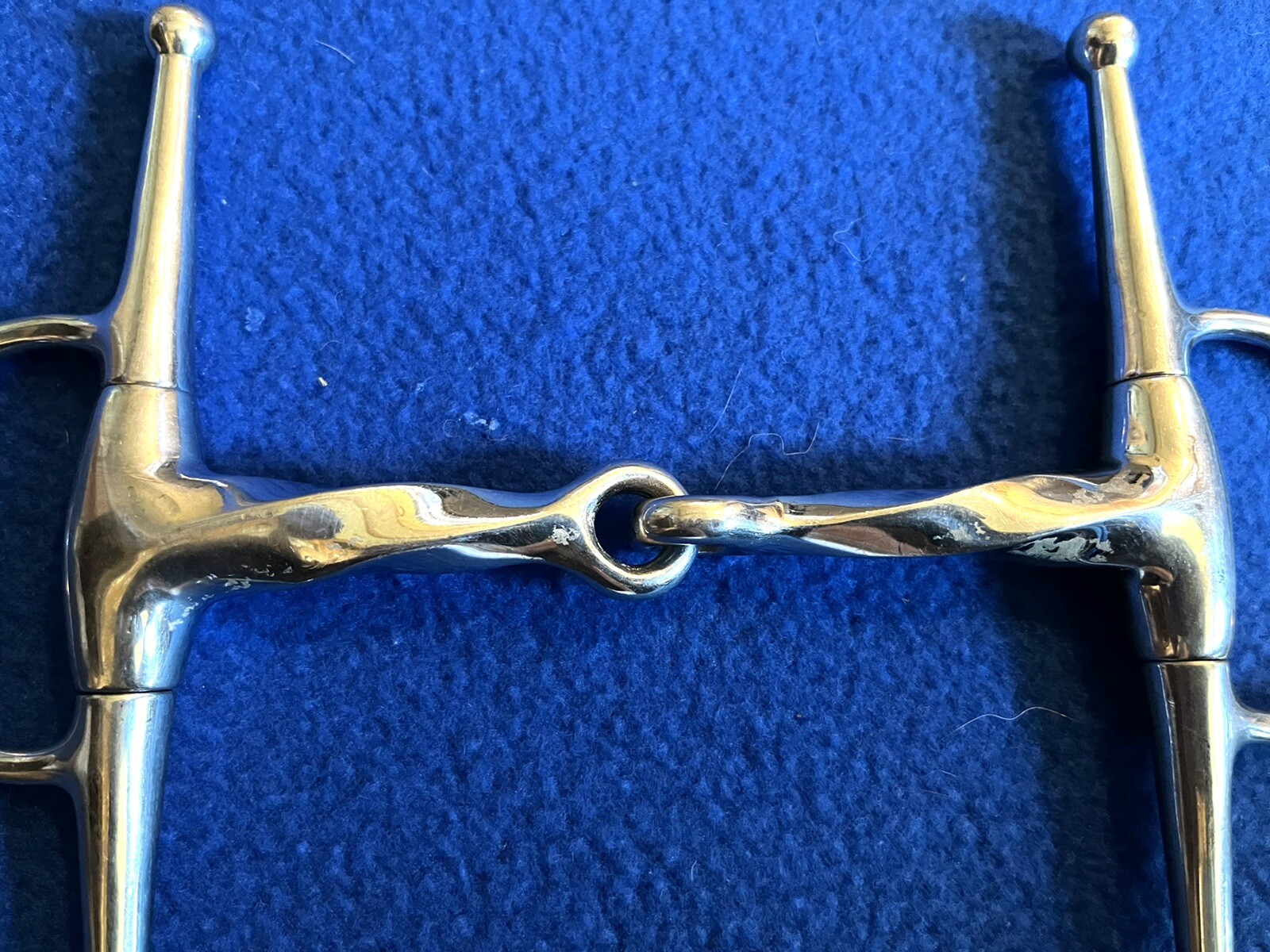 5” Stainless Full Cheek Slow Twist Snaffle English Bit