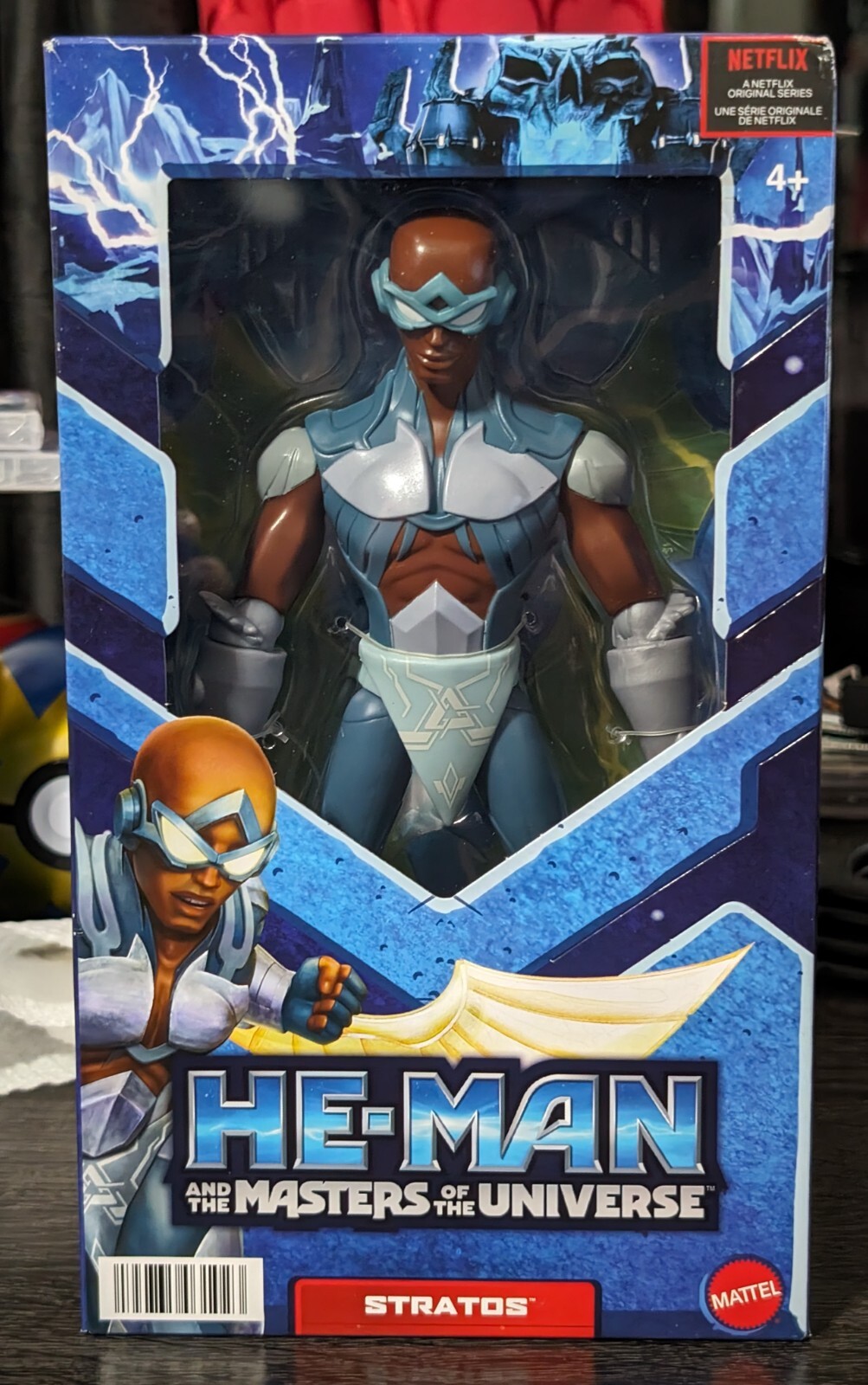 Mattel - Masters of the Universe Animated 8.5" Stratos (He-Man, MOTU) NEW SEALED