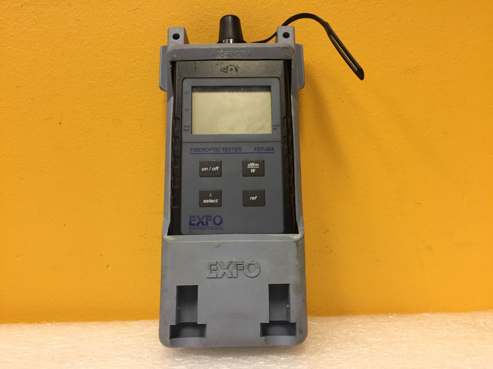 Exfo FOT-22A 780 to 1550 nm 6 to -60 dBm, Handheld Optical Power Meter. Tested!