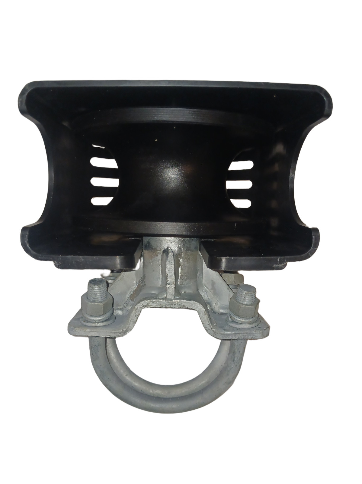 NYLON CANTILEVER GATE ROLLER 4" POST (2 1/2" Chain Link Gate Frame) w/COVER