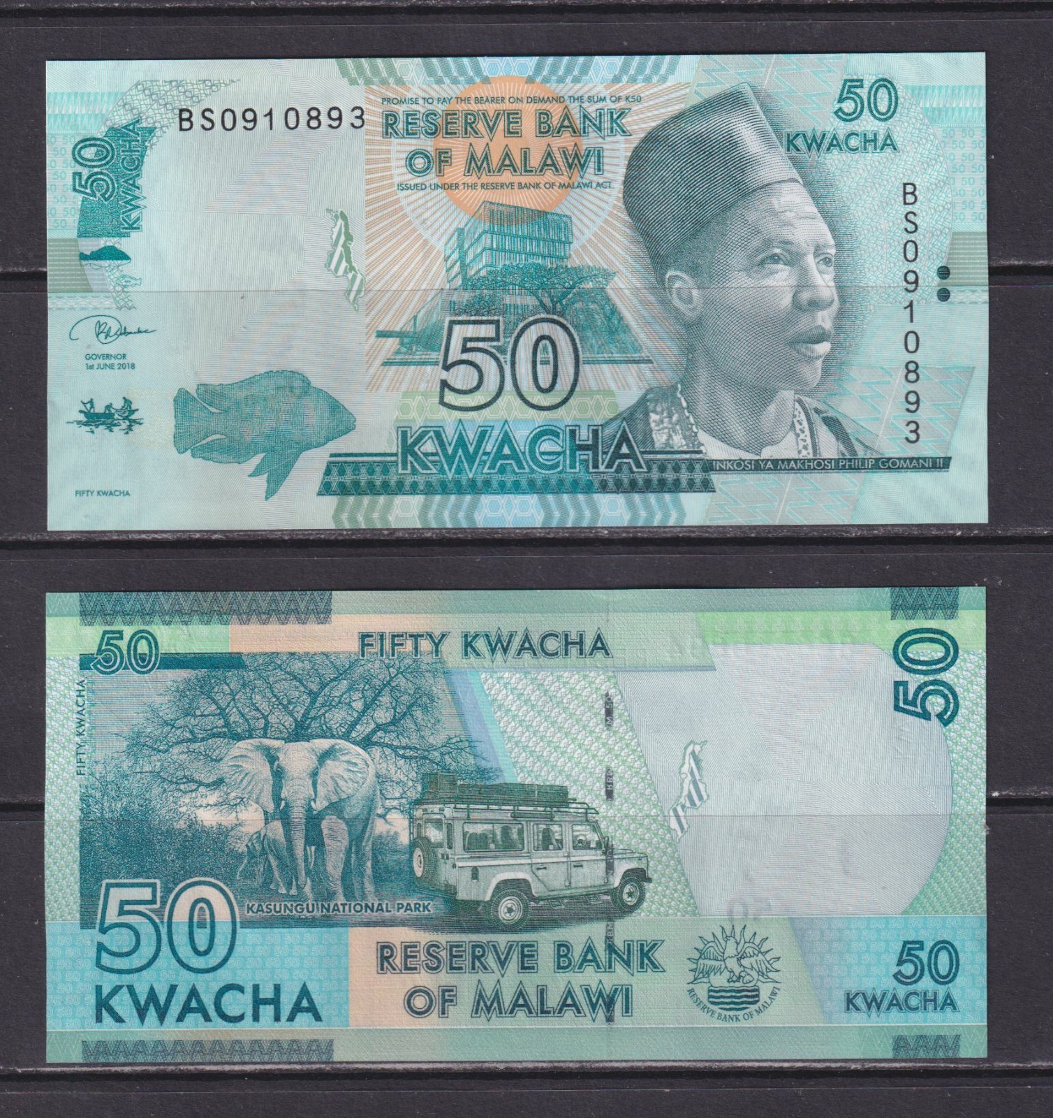 MALAWI - 2018 50 Kwacha UNC