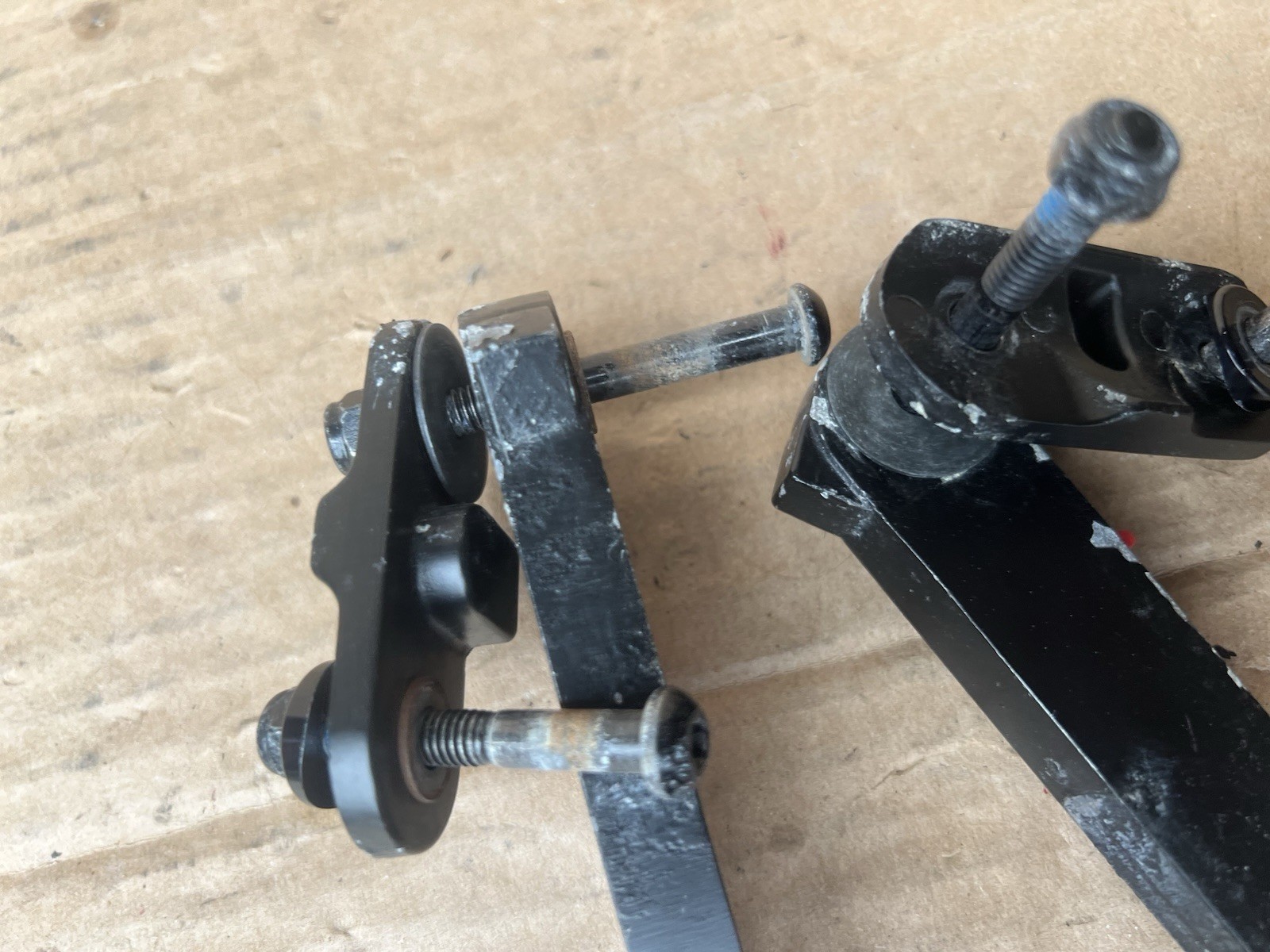 Motion Composites Wheelchair Sideguard Mounting Brackets C2 Helio