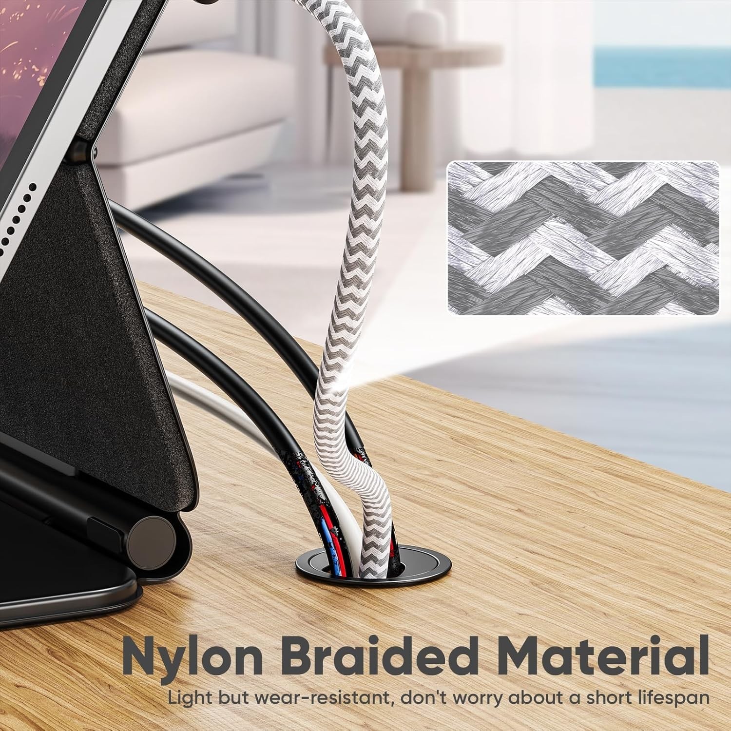 20 Ft USB C Cable, Long USB A 2.0 to Type C 12W Fast Charging & Data Transfer