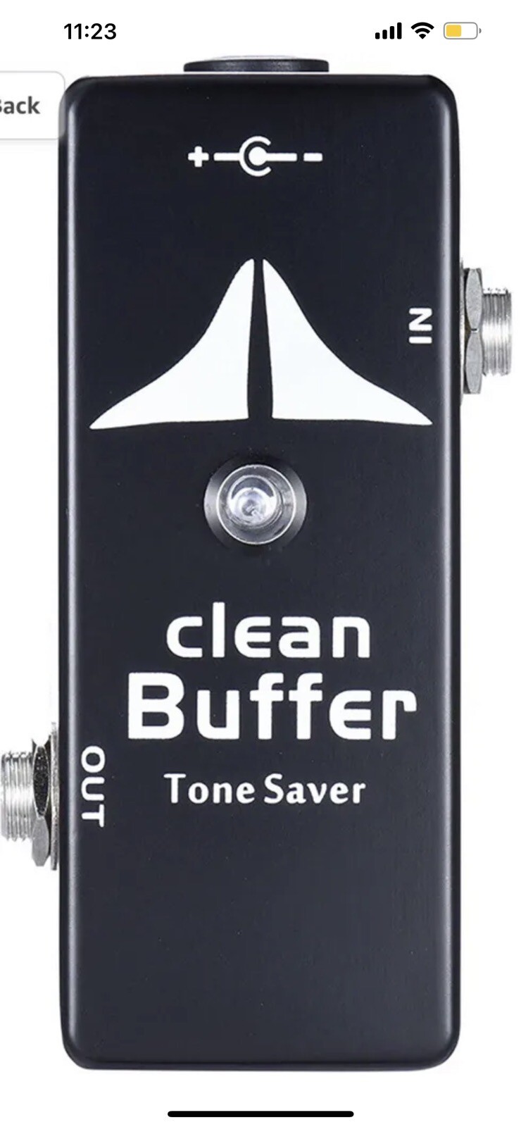 MOSKYAudio Mini Clean Buffer Effect Pedal Little Black Buffer for Guitar Play...