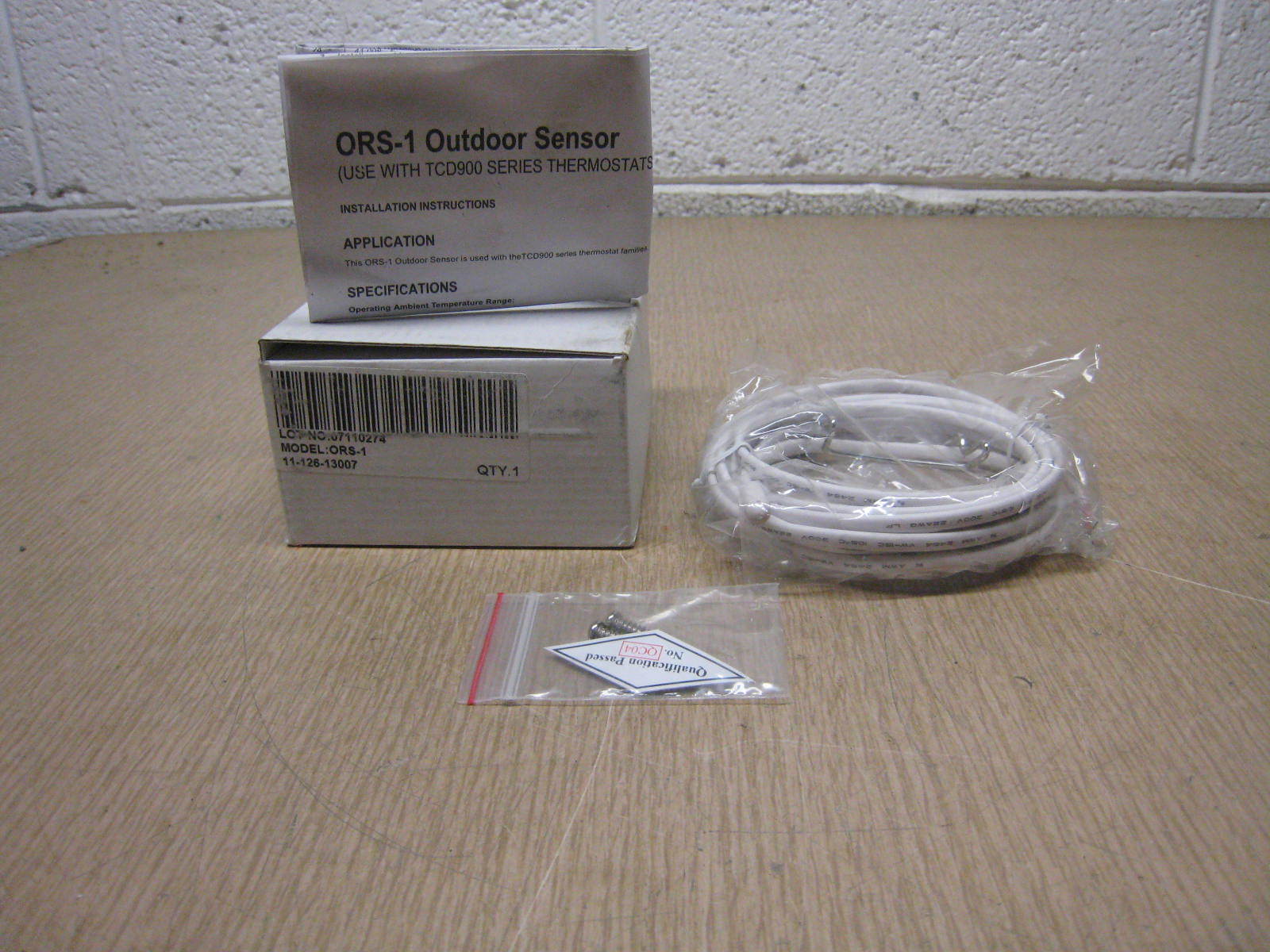 New Comfort Stat ORS-1 Outdoor Remote Sensor for CDT900 Series Thermostats