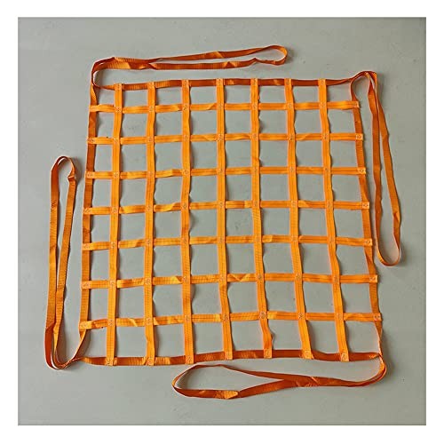 Flat Nylon Sling Hoisting Net, Loading and Unloading Heavy Objects 10cm Square