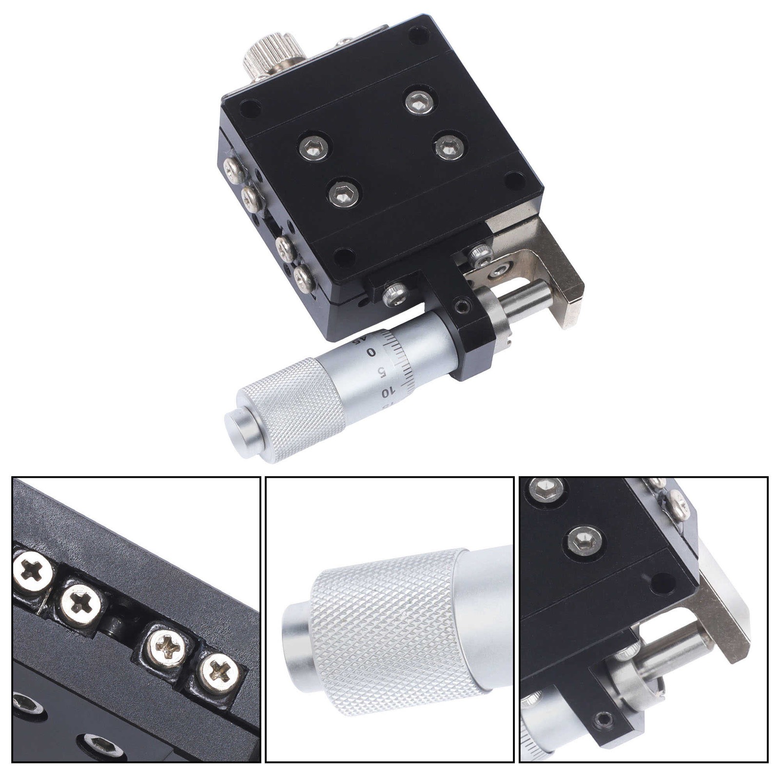 Precise Linear Stage SEMX40-AS X Micrometer Sliding Table Bearing Trim