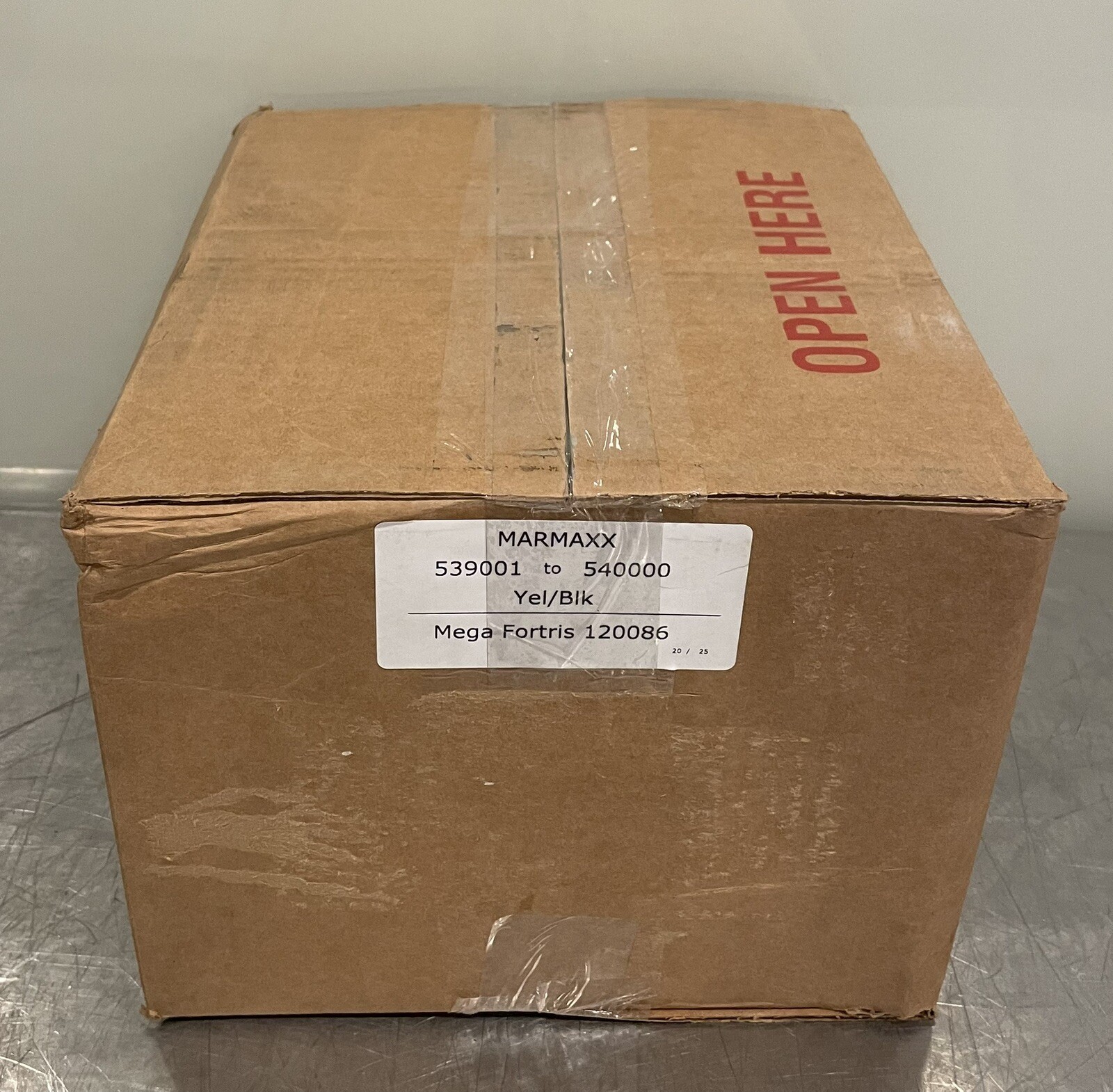 Marmaxx Mega Fortris 120086 Tamper Seal Yellow & Black Security 1000Pack NEW!