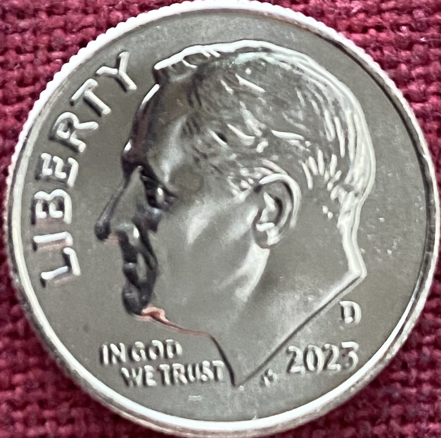 2023-D Roosevelt Dime BU From OBW