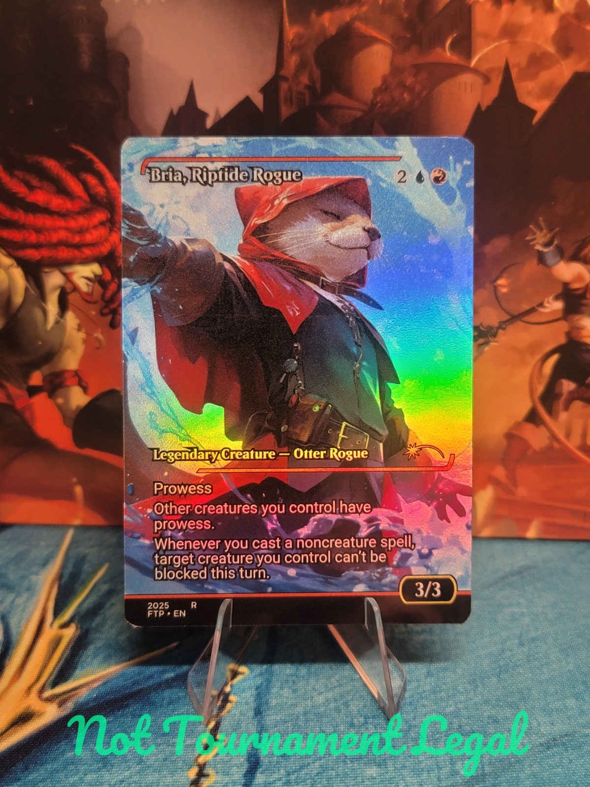 FTP Bria Riptide Rogue Foil MTG Borderless Anime Ver