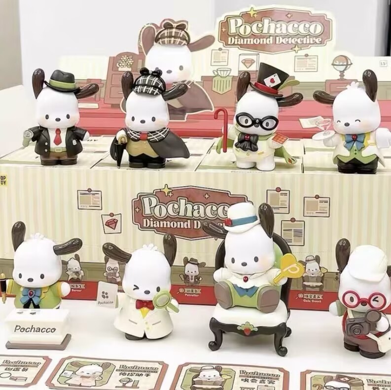 Authentic TOP TOY Pochacco Diamond Deleclive Series Blind Box Confirmed Figures