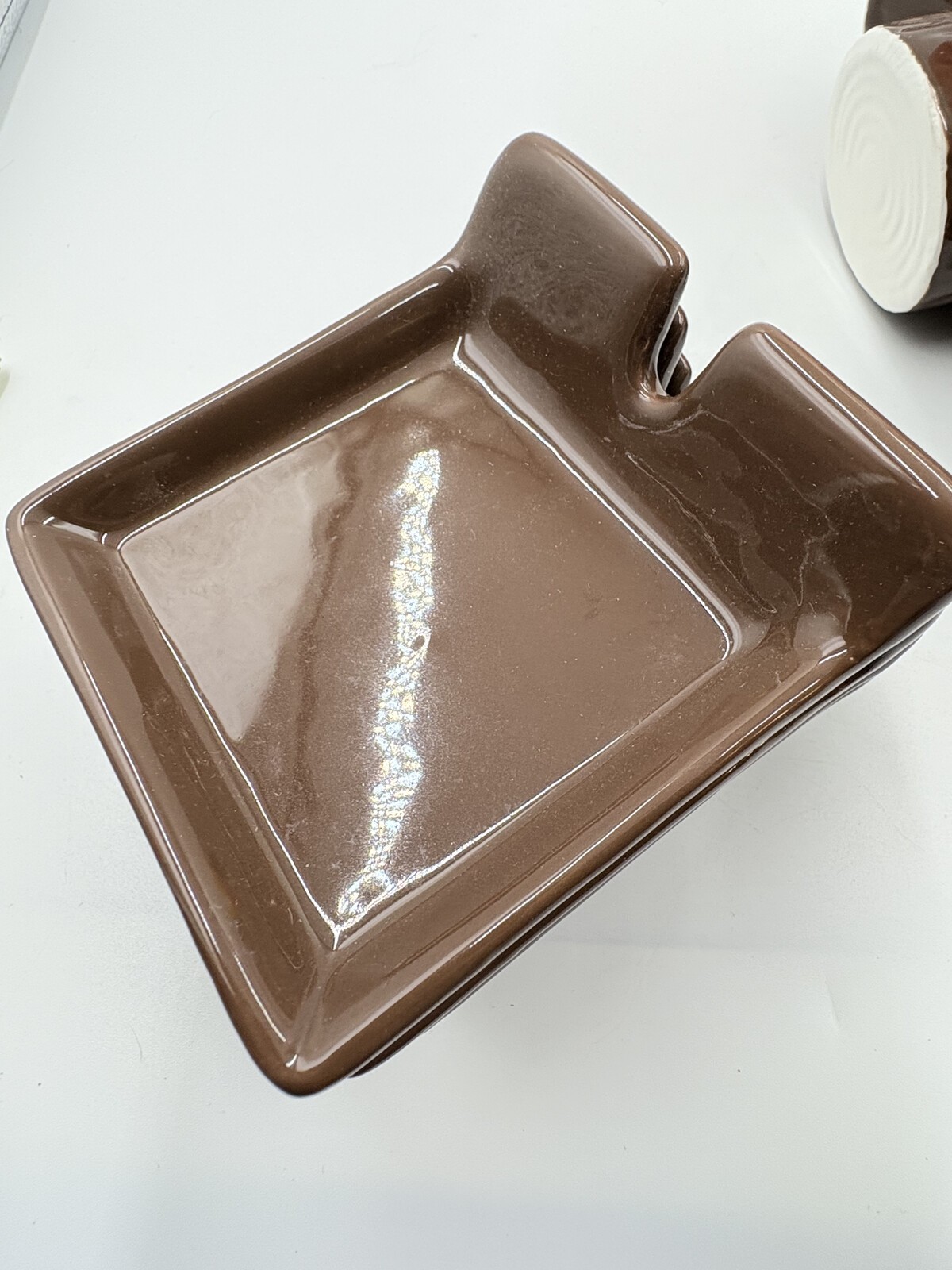 Hershey's 10409H Ceramic S'mores Maker Set 4 Trays Missing Forks