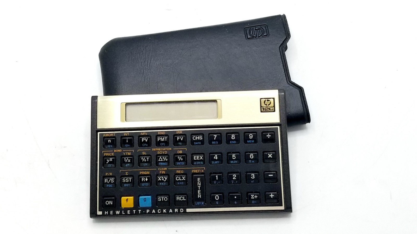 HP 12C Financial Calculator + Case - Works
