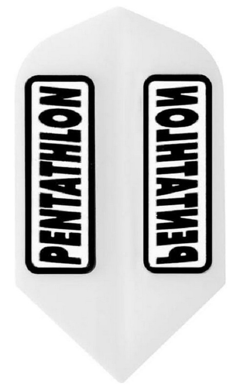 PENTATHLON CLEAR Slim Dart Flights - 100 Micron - 5 sets (15 flights) w/tracking