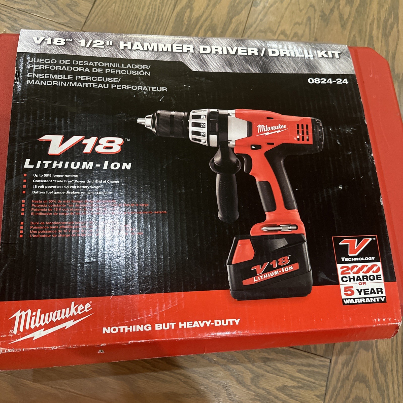 Milwaukee 18 V Hammer Drill 0824-24