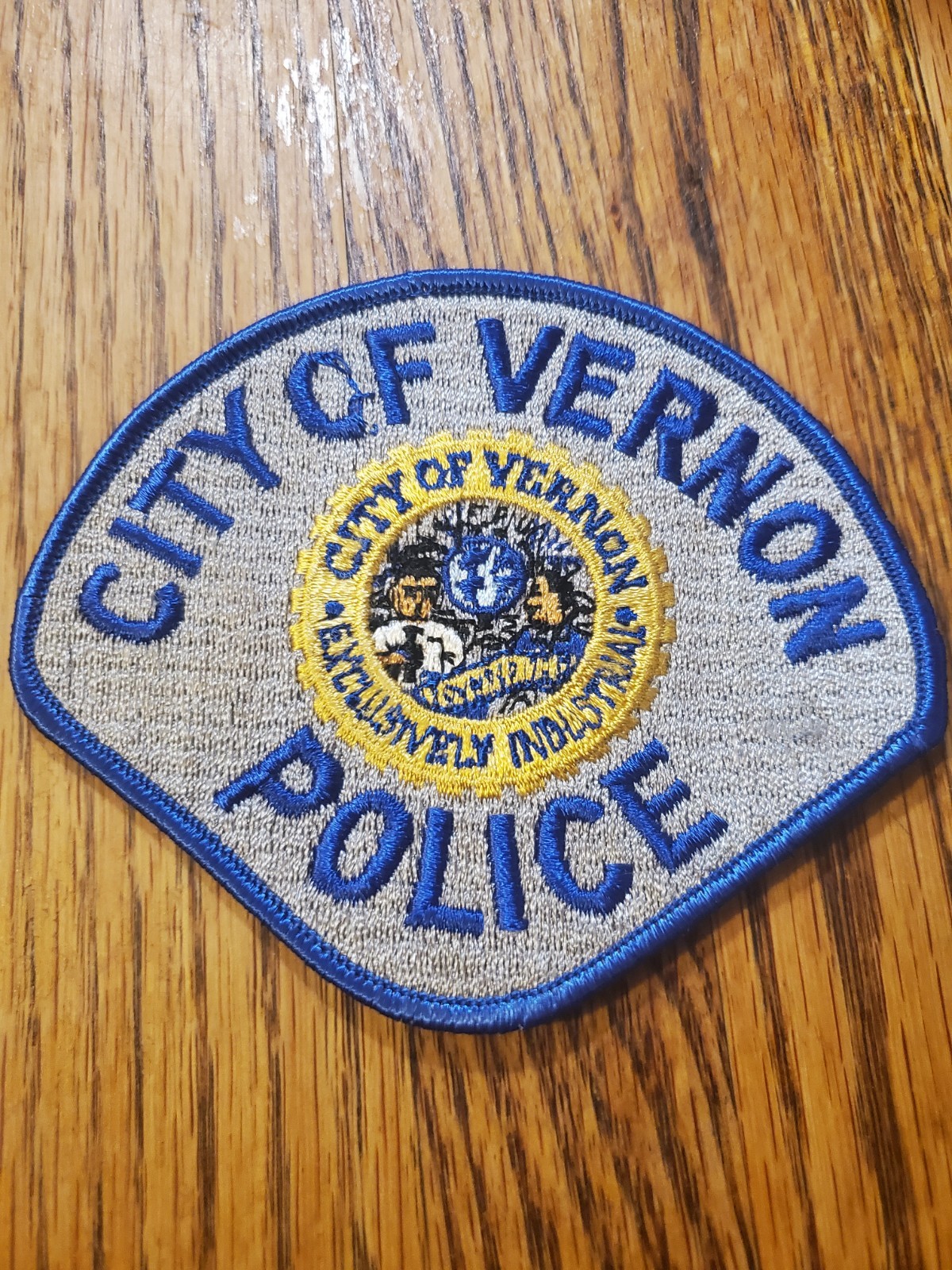 Vintage City of Vernon, 1st Issued, Police shoulder patch from California