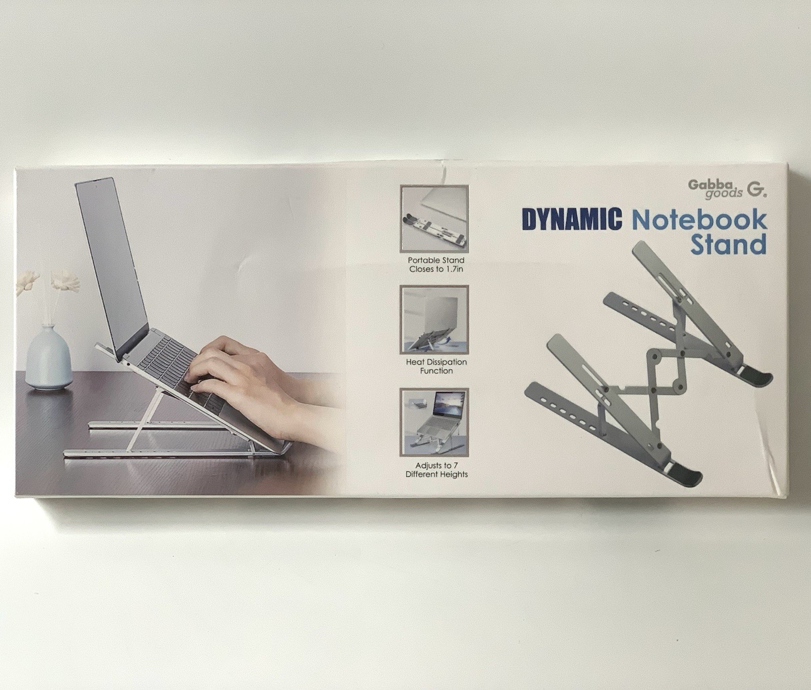 Adjustable Compact Laptop Stand Aluminum Notebook Riser Computer Holder Desk