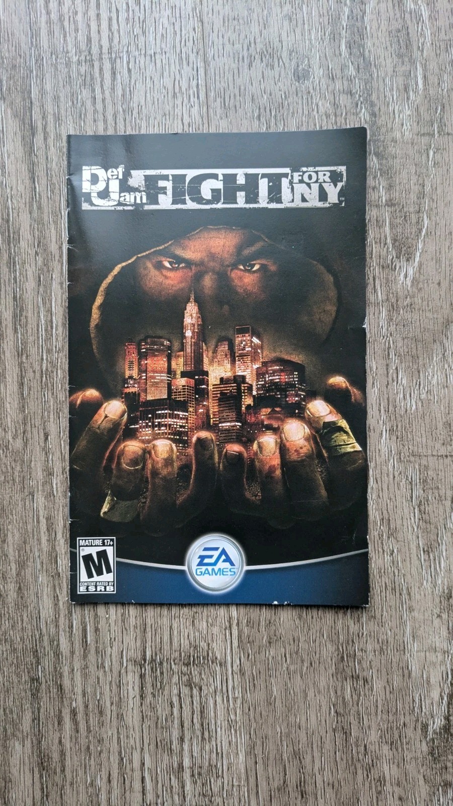 USED AUTHENTIC MANUAL ONLY - NO GAME NO BOX -) DEF JAM FIGHT FOR NY (- PS2
