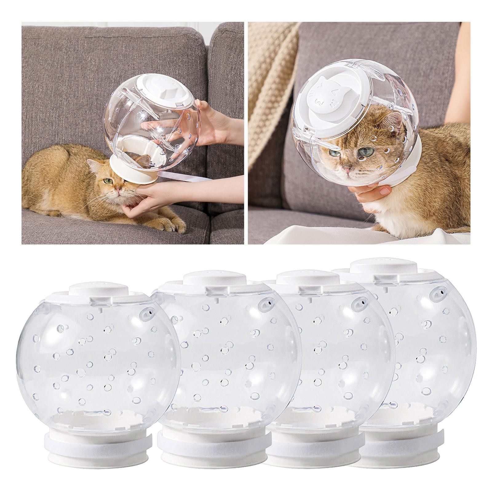 Cat Muzzle Cat Mouth Cover Breathable Anti Bitting Portable Clear Adjustable