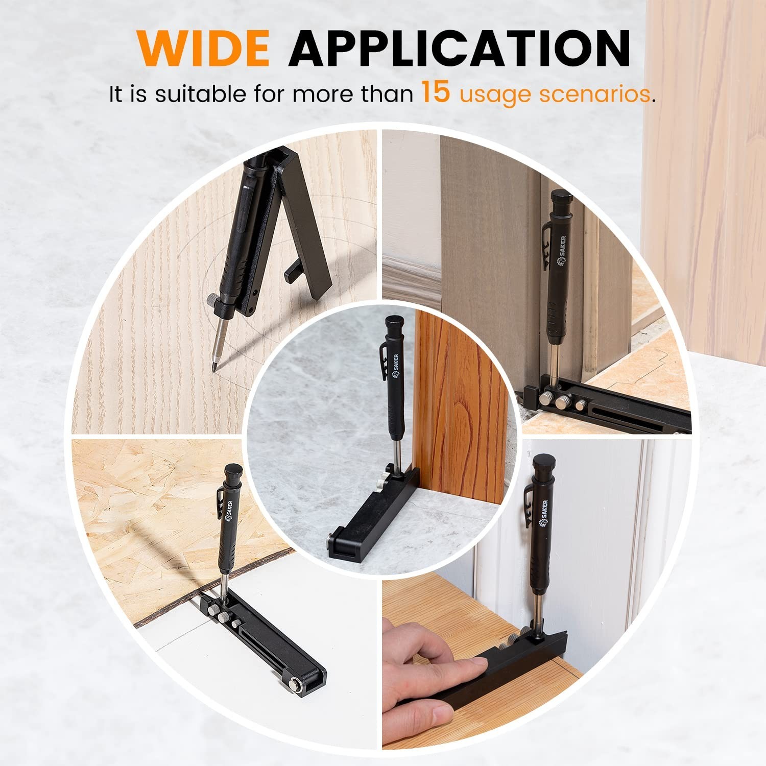 Multi-Function Scribing Tool & Contour Gauge Profile Tool Set - Precision Measur