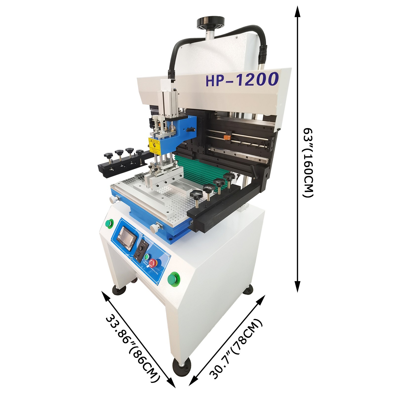 110V Solder Paste Printing Machine PCB Outer Or Pin Positioning