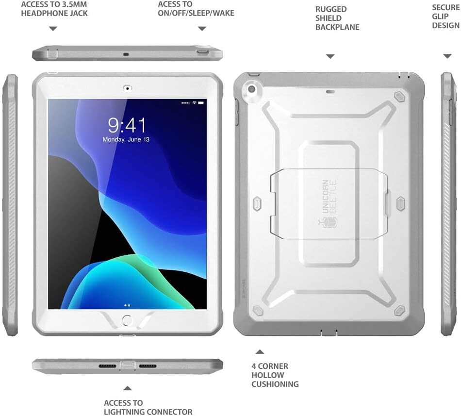 For Apple iPad 9/8/7/6/5th Gen SUPCASE UBPro Multi-layered Case Full Body Cover