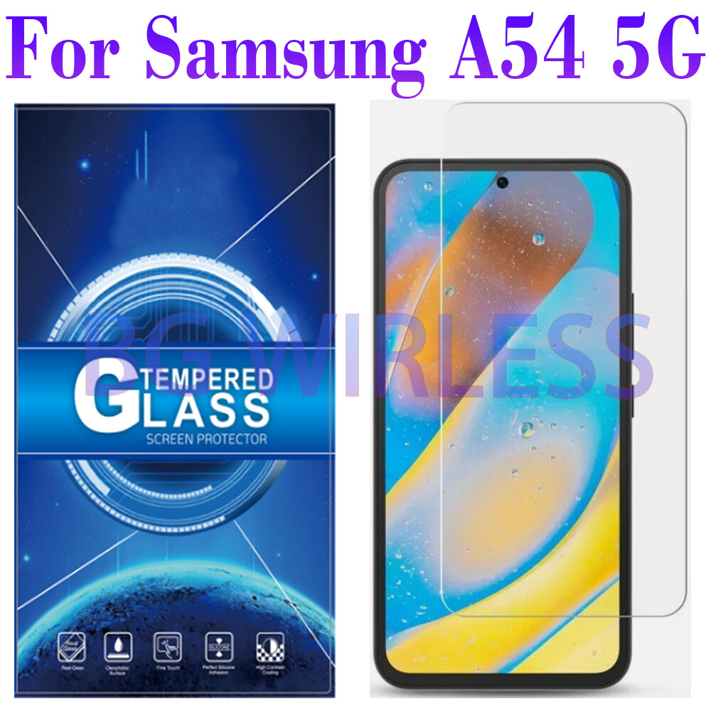 For Samsung Galaxy A54 5G Clear- TEMPERED GLASS SCREEN PROTECTOR ,Case Friendly