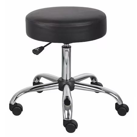 Medical Stool, 26-1/2" H., Steel,  453D92
