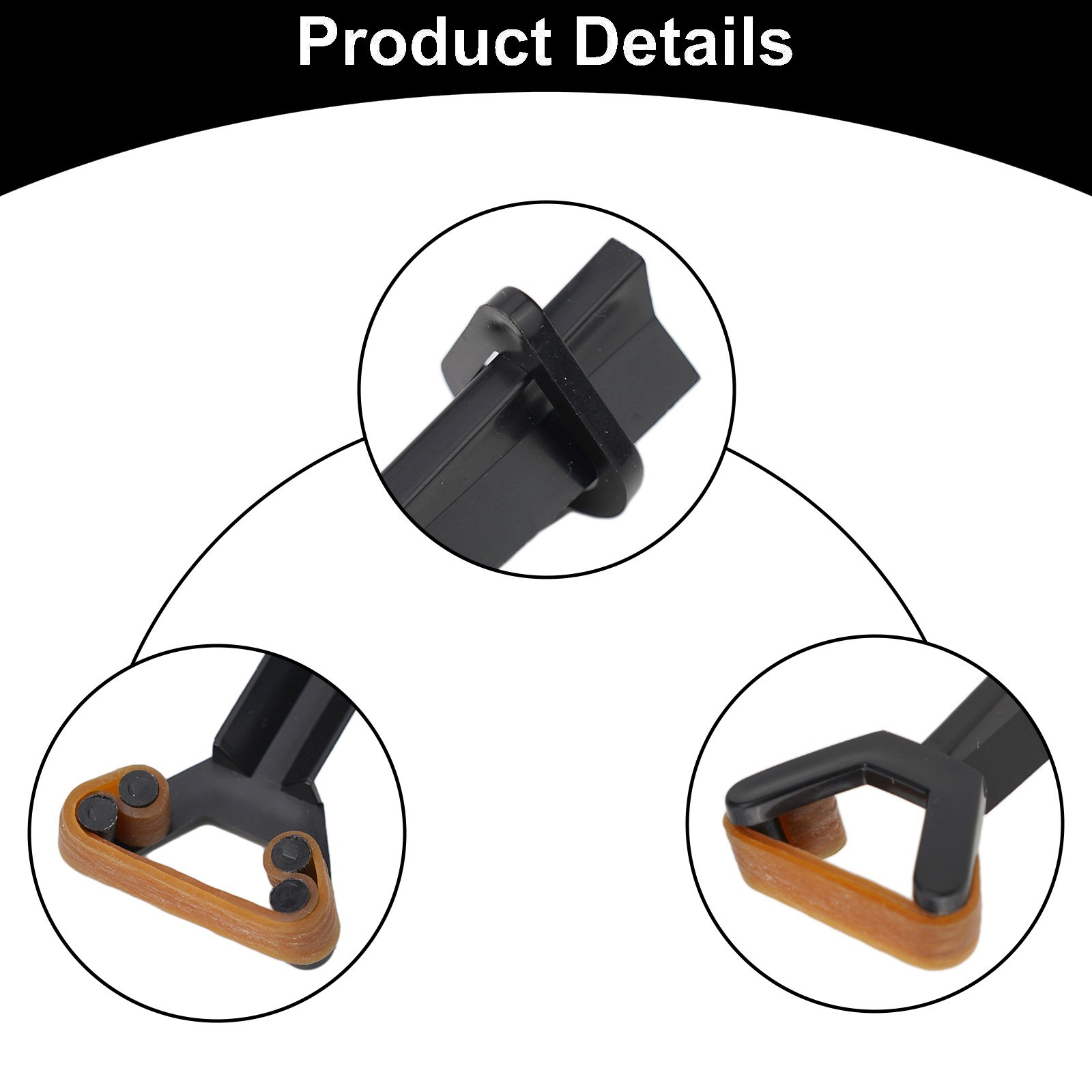 Replacement Pool tip clamp Billiard Cue Fastener Tool Accessories Black Plastic