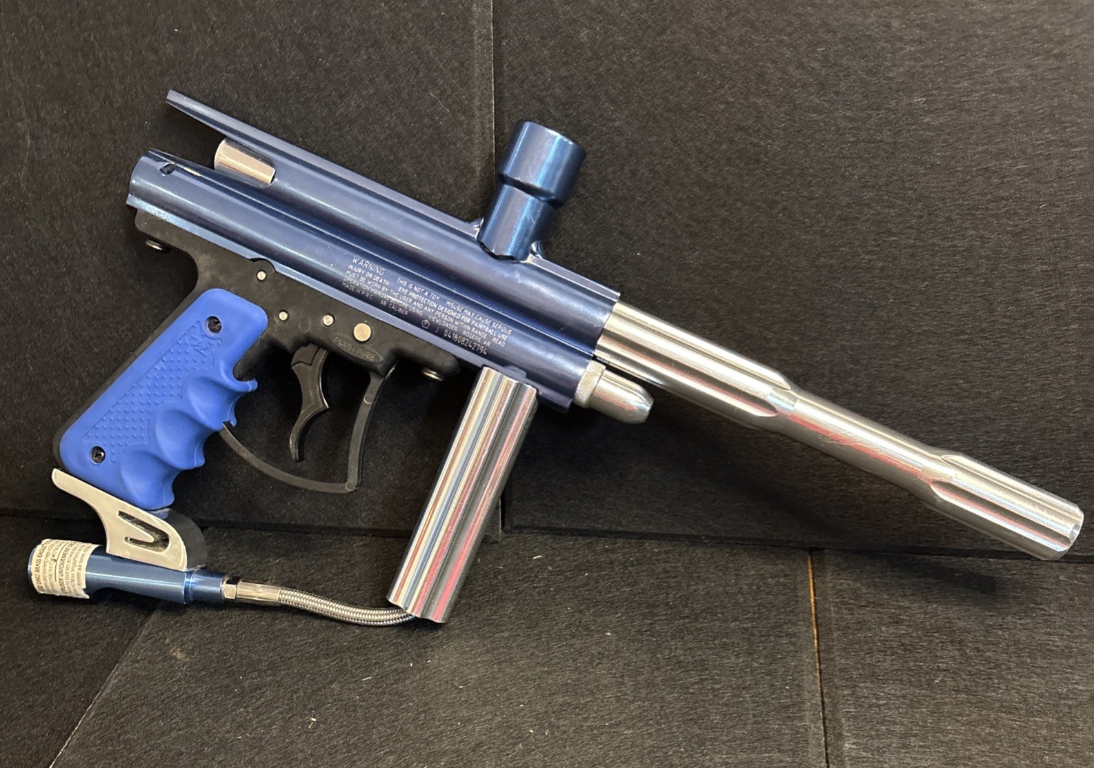 View Loader Orion Paintball Gun Rare Blue Handle Tested