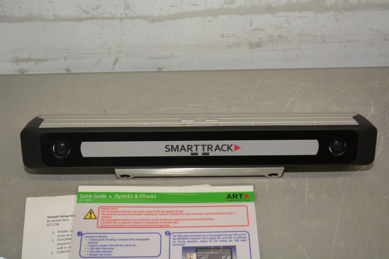 ^ ART Smarttrack Active Optical Tracking System / Flystick 2 #X3122