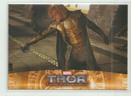 Marvel MCU Thor The Dark World Movie Trading Card #44 Fandral Zachary Levi
