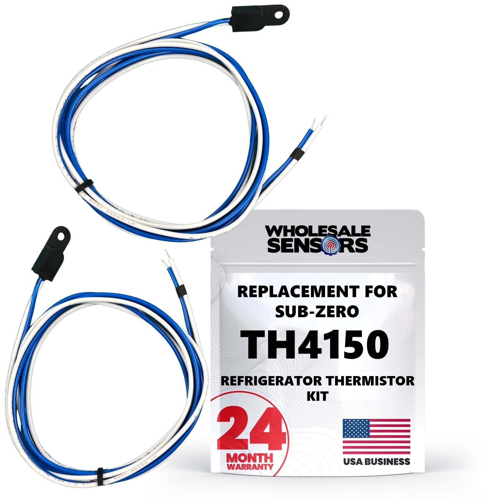 Replacement Sub-Zero TH4150 Refrigerator Thermistor Kit (2-Pack)