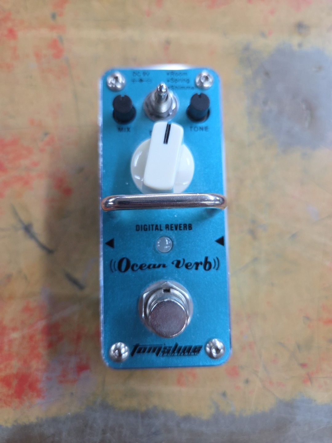 Toms Line Pedal Digital Mini Effect Pedal Series Digital Reverb Pedal Ocean Verb