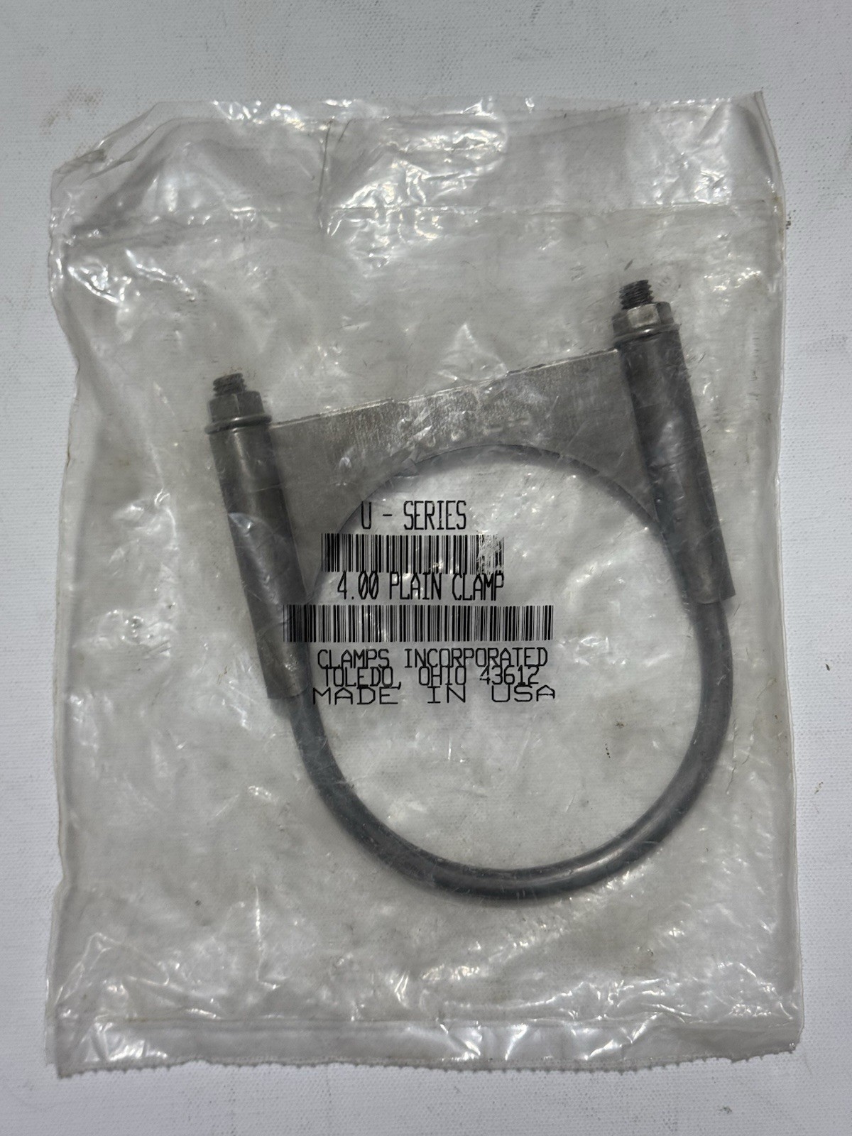 Clamps Incorporated U-Series 4.00" Plain Clamp