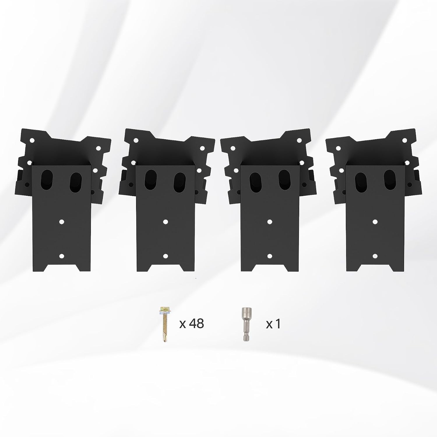 Rust-Resistant Deer Stand Brackets 4-Pack, Supports Up to 2000 lbs for Platforms